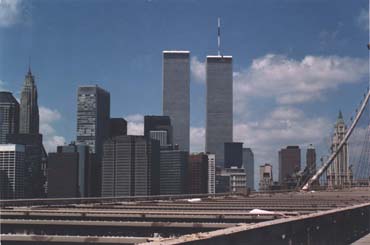 WTC site 1998  from Brooklyn Bridge